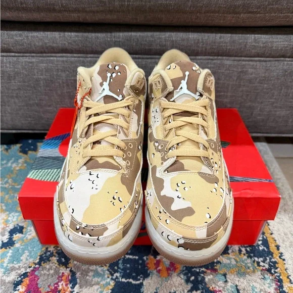 Size 9W/7.5M - WNBA x Women’s Air Jordan 3 Retro “Desert Camo” - Picture 3 of 5